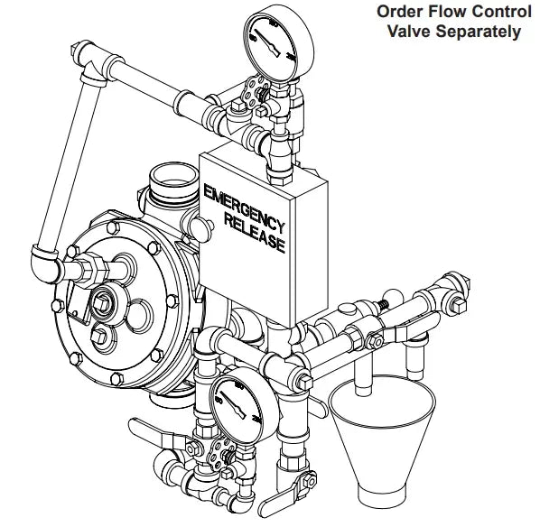 TR DN100 4" FCIII Single Double Galvanized Fire System Trim Packages Viking Fire Protection Parts TR DN100 4 Inch Fire System - Viking Galvanized Fire System