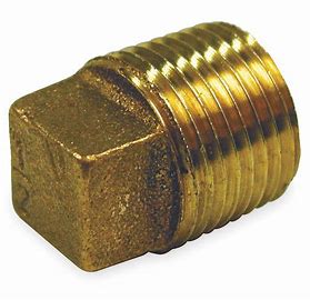 1 - 1/4" Brass Plug - Fire Protection Parts