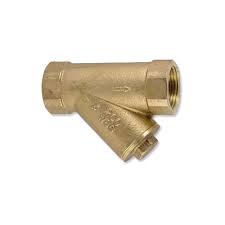 1-1/4" Brass Y Strainer With 100 Mesh Filtration System - Fire Protection Parts