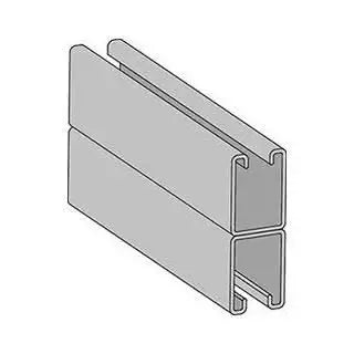 1-5/8" X 4-7/8" Galvanized BTB Strut 10' Durable Steel by ASC Engineered Solutions