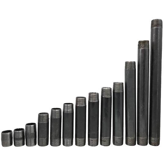 1" Black Steel Pipe Nipple - Fire Protection Parts