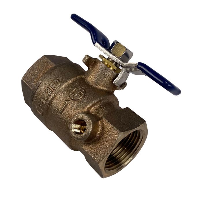 1" Brass Backflow Ball Valve - Fire Protection Parts