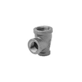 1" X 1" X 2" MI BLACK RED TEE - Fire Protection Parts