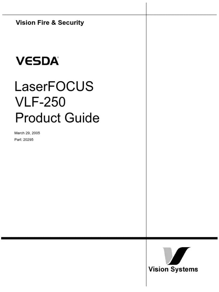 VESDA XCL LB Flow Cap by Kidde High Sensitivity Fire Safety by Kidde