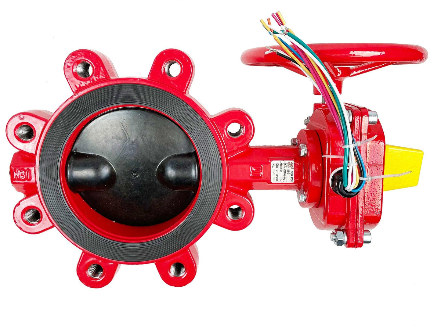 10" Grooved UL FM Butterfly Valve With Switch Closed - Fire Protection Parts