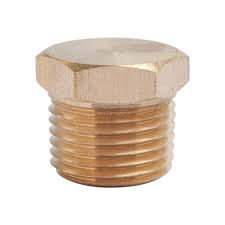 1/2" Brass Plug - Fire Protection Parts