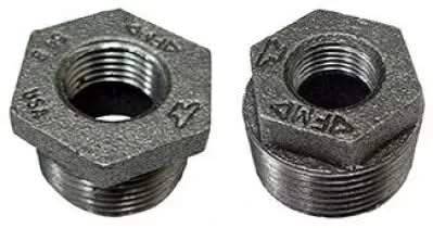 1/2X1/4 BLACK STEEL HEX BUSHING - Fire Protection Parts