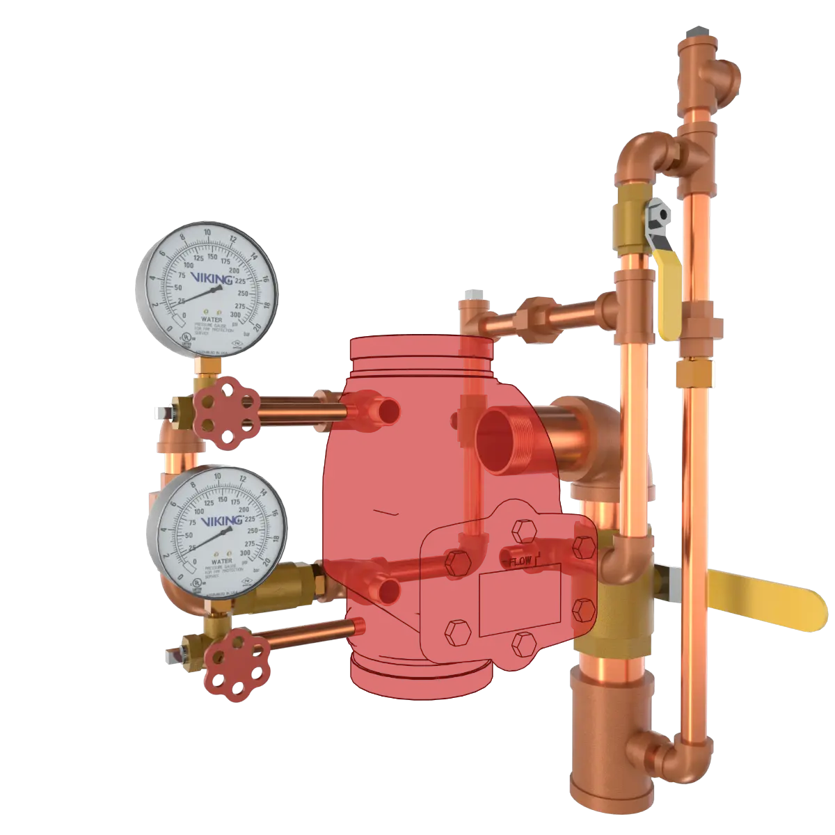 10" Grooved Check Valve Lead Free Fire Protection System by Nibco Inc.