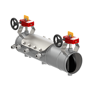 2-1/2" Double Check Backflow Preventer With OSY Valve CMB Industries - Febco