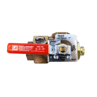 2" Test And Drain 25.2K Orifice Pressure Valve by AGF Manufacturing