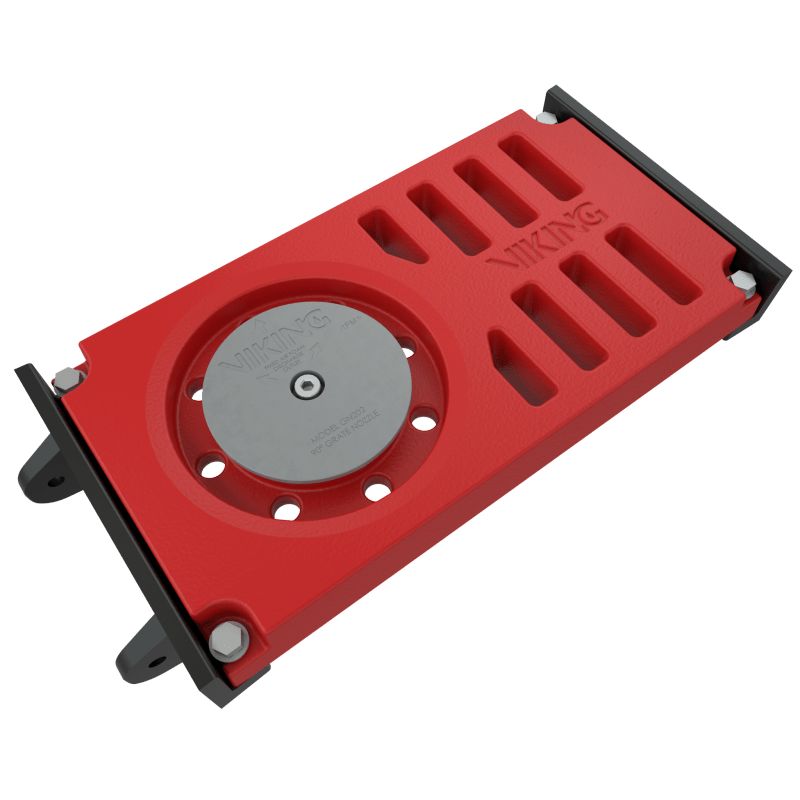 26" Grate Nozzle Assembly 180 Degrees Less X Fr for Safety Systems