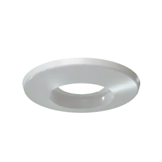 3" Flush Sprinkler Escutcheon White for Fire Safety by Viking