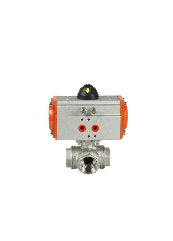 3-Way Globe Valve 1/4" Efficient Flow Control by United Brass Works Inc