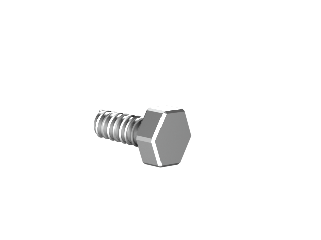 3/8" X 2-1/2" Hex Lag Bolt Zinc for Fire Protection by A-1 Diversified, Inc.