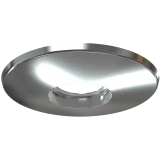 4" Flush Sprinkler Escutcheon Polished Chrome Finish by Viking