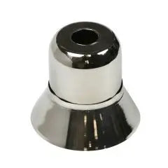 401 Two Piece Steel Escutcheon Chrome White Finish by Lip Hing Metal