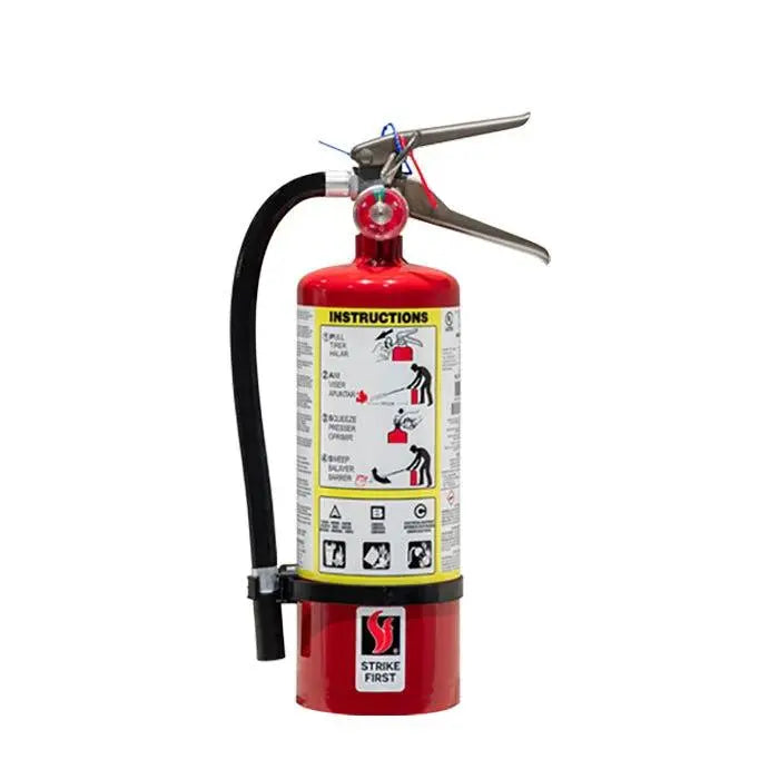 5 lb ABC 3A10BC Fire Extinguisher With Vehicle Bracket by Strike First Corporation