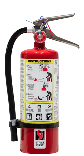 5LB ABC 3A10BC Fire Extinguisher With Wall Hook by Strike First Corporation