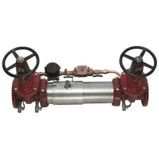 6" Double Check Detector Valve with Grooved Butterfly Valve by Ames Backflows