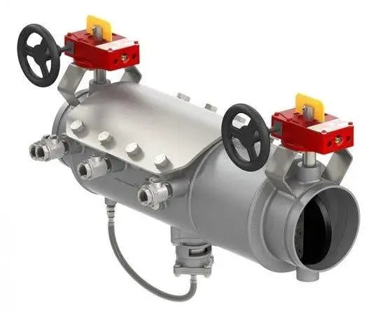 6" Fig 40 Red Pressure Valve Viking Ductile Iron Valve by Backflow Direct