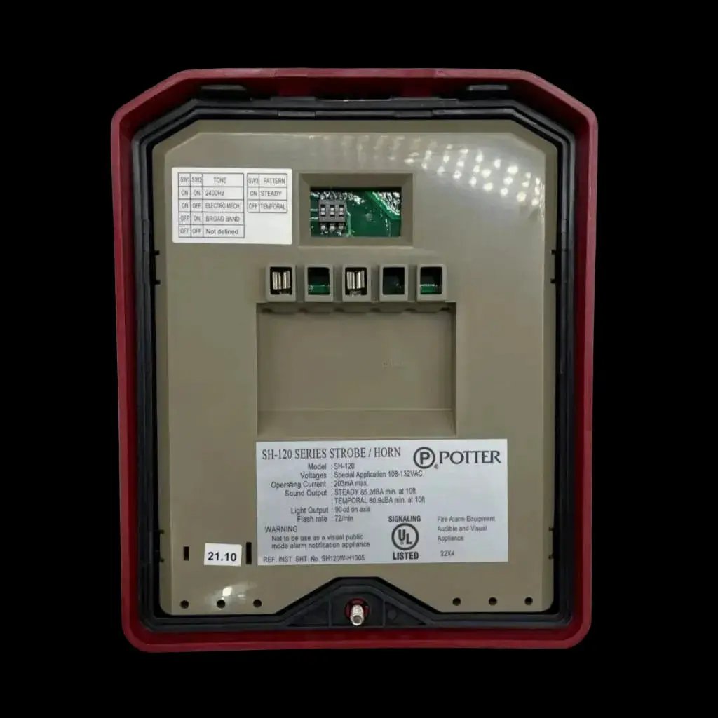 Fire Strobe Horn Visual Audible Alert SH120W by Reliable Sprinkler