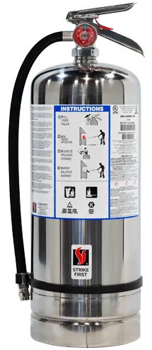 6L Kitchen 1A K Class W Portable Fire Extinguisher Fire Extinguishers Strike First Corporation Fire Protection Parts 6L Kitchen 1A K Class W Fire Extinguisher - Strike First