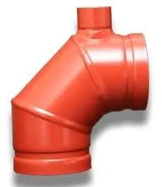 Fab Grooved Drain Elbow for Water Drainage in Fire Systems by Iowa Fittings Co