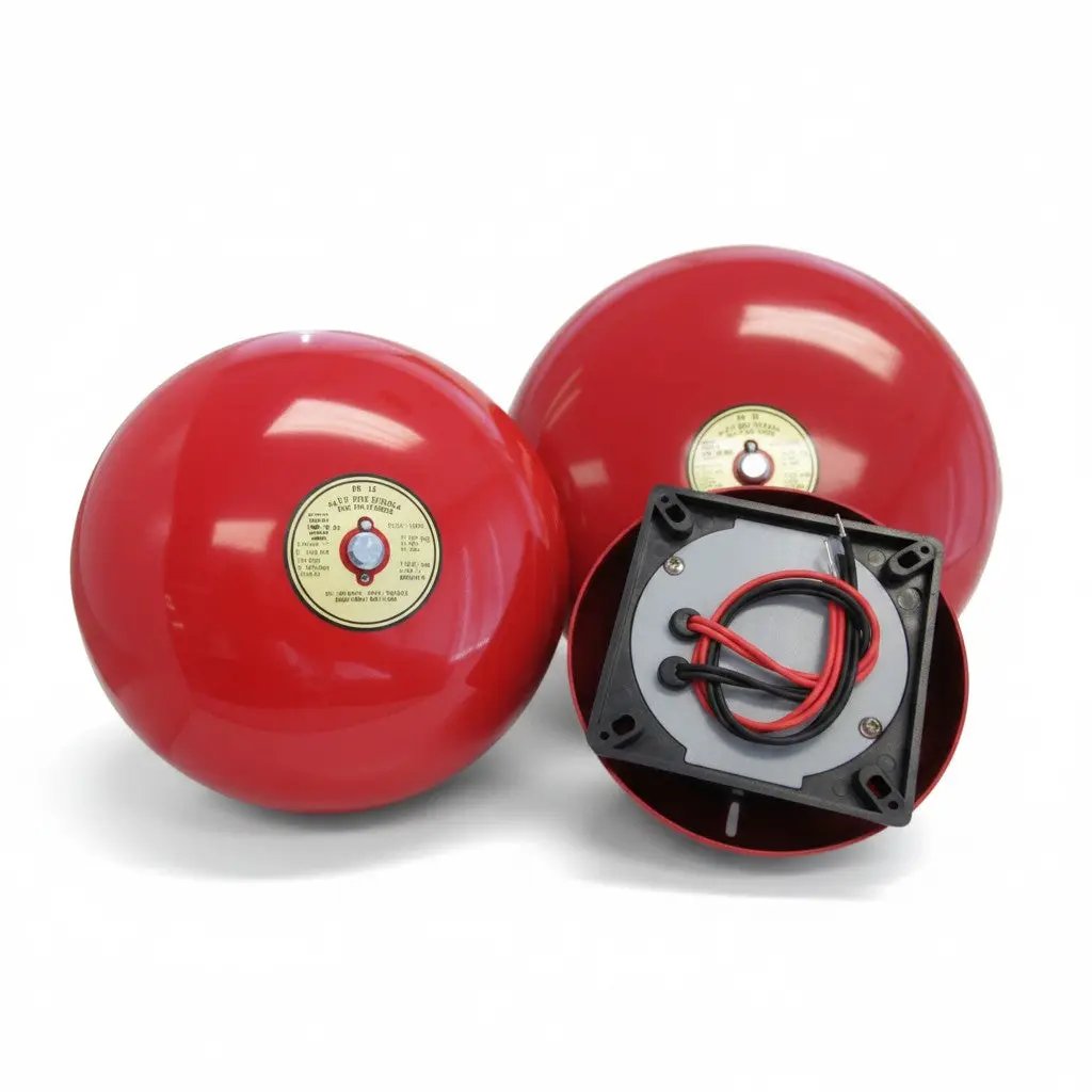 Brecco Fire Alarm Bell 10" 120V - Essential Audible Alert for Safety by Brecco Corp