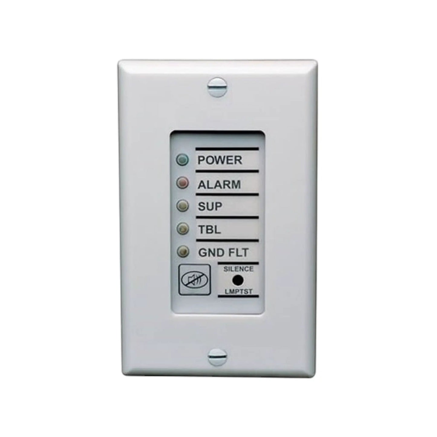 Kidde Remote Annunciator Wall Plate One Gang White Fire Alert by Kidde