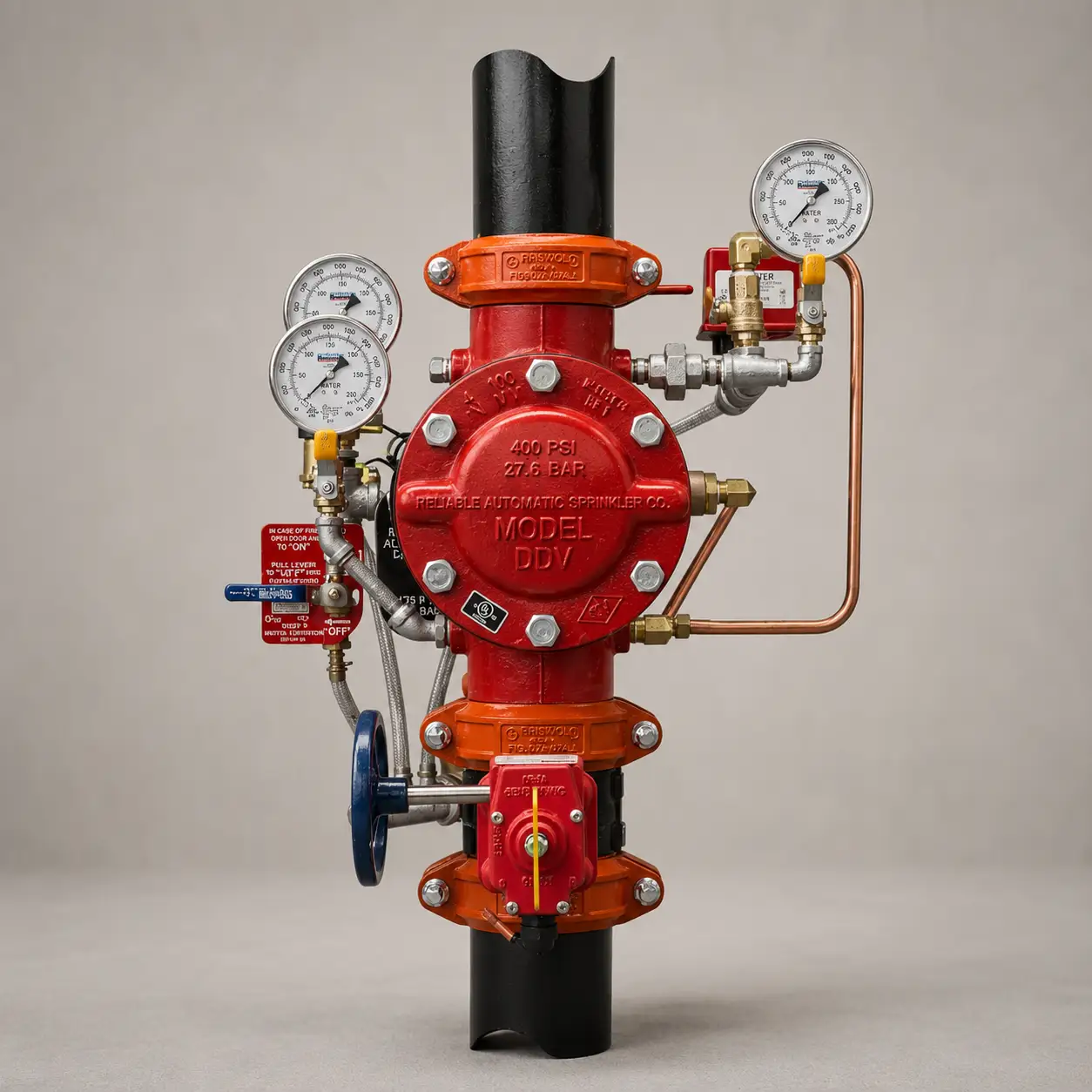 Fire Deluge Trim, Segmentally Assembled Solution 25DDXDPPN by Reliable Sprinkler
