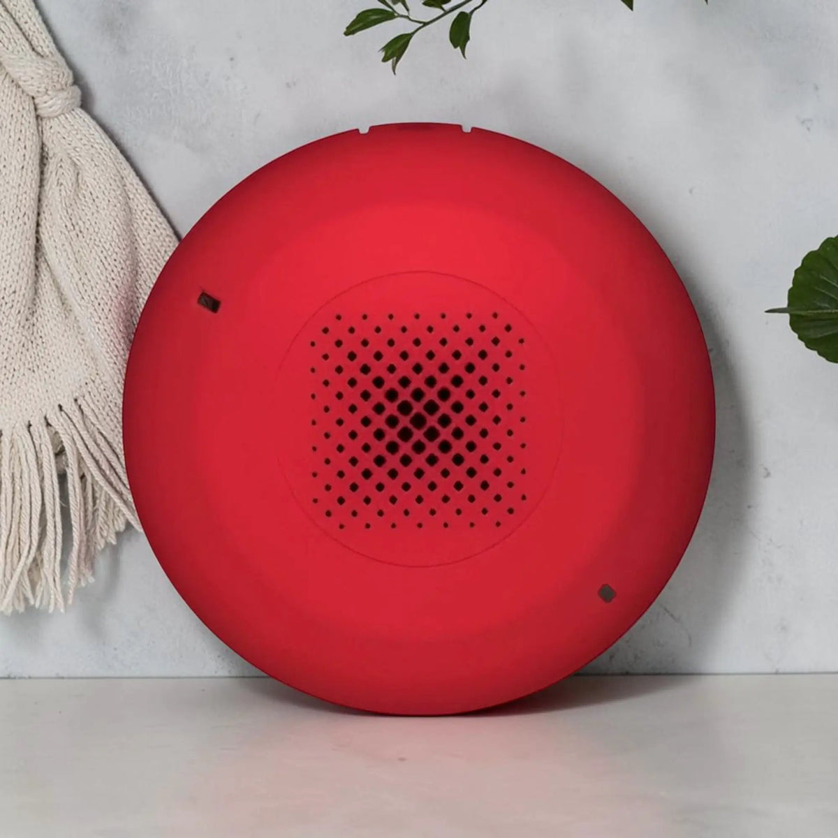Kidde Genesis Ceiling Speaker Red Cover UL/FM Approved Fire Safety Sound System