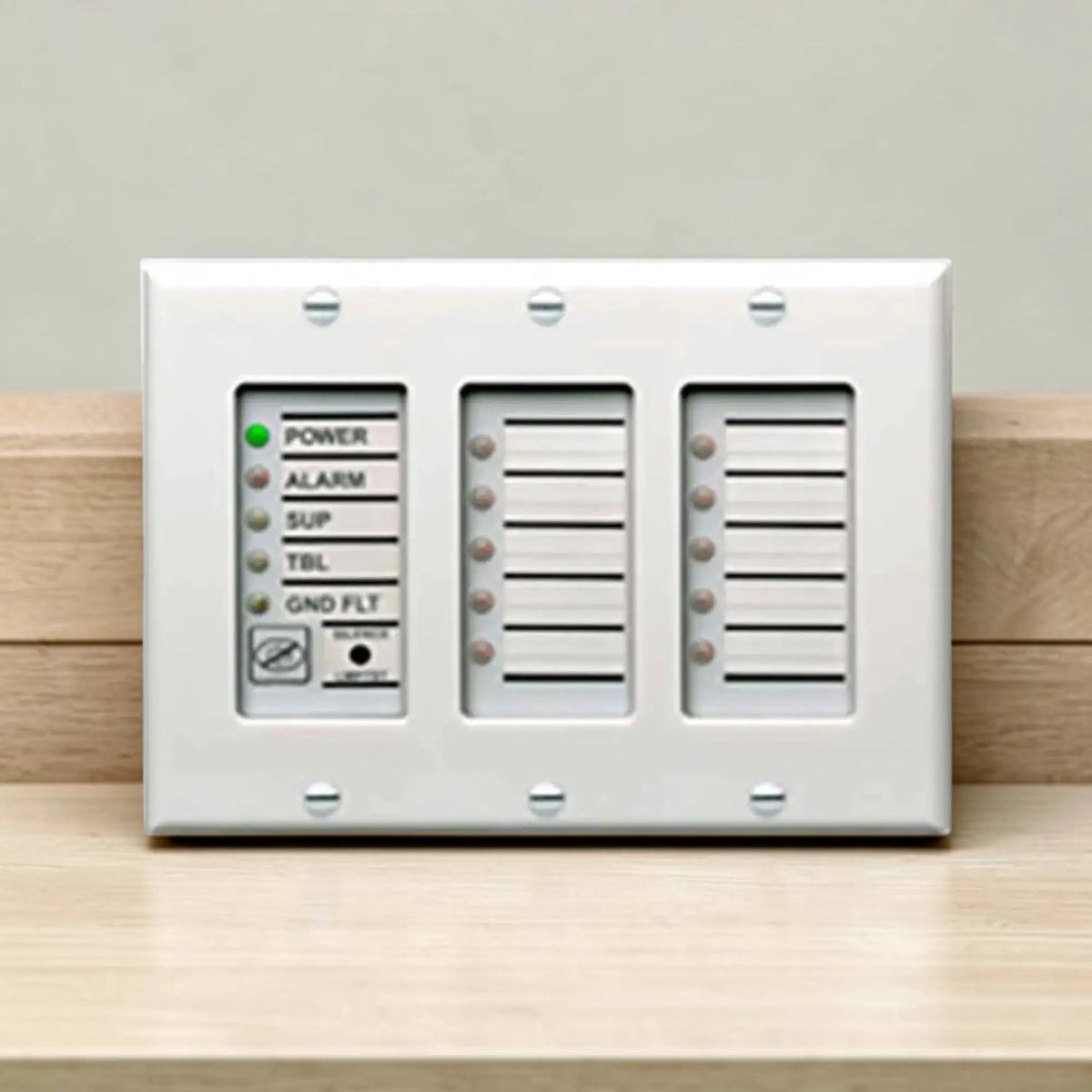 Kidde Remote Annunciator Wall Plate Three Gang White Safety
