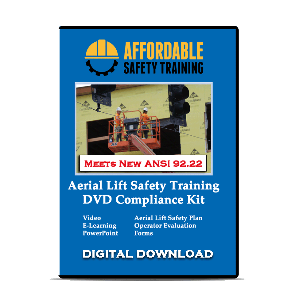 Aerial Lift Operator Training Video Compliance Kit - Fire Protection Parts