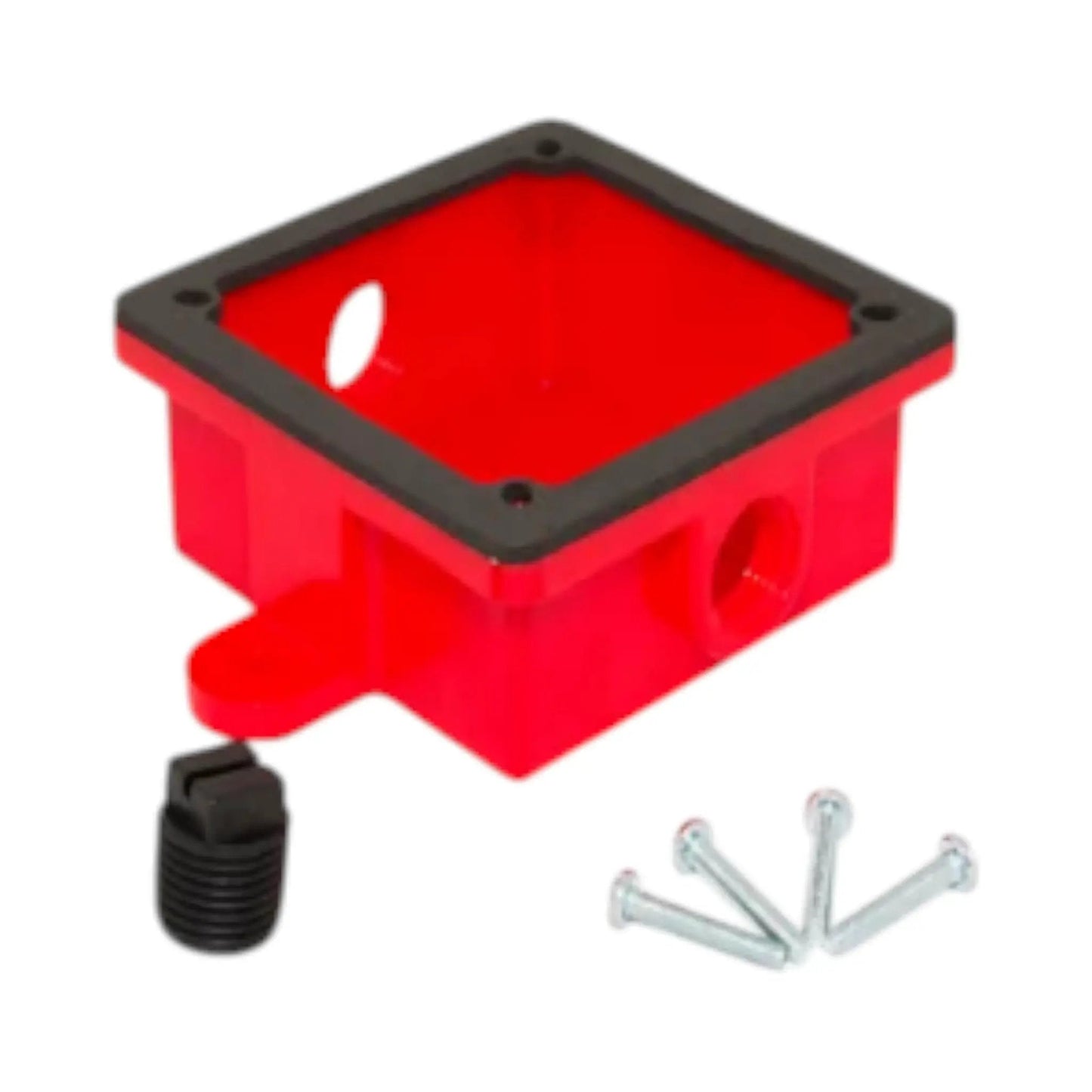 Alarm Bell Back Box ABS Red for Fire Protection Systems by Fire Protection Products Inc