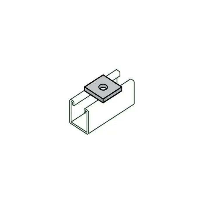AS619 EG Square Washer For Anvil-Strut Flat Plates 1-5/8" Wide by ASC Engineered Solutions