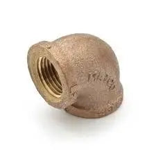 Brass Lead Free 90 Degree Elbow Fitting by Quality Pipe Products