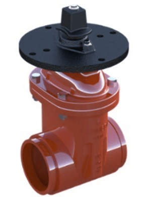 C515 OSY Resilient Wedge Gate Valve Grooved - Fire Protection Parts