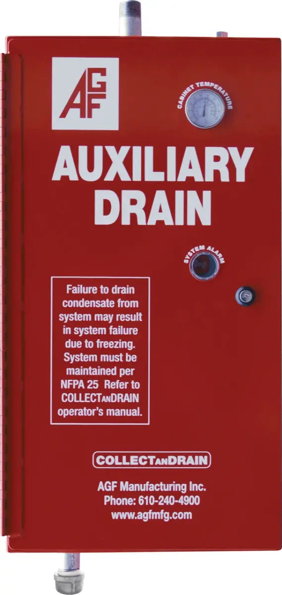 Collectandrain Heated Auxiliary Drain Cabinet 55 Gallon by AGF Manufacturing