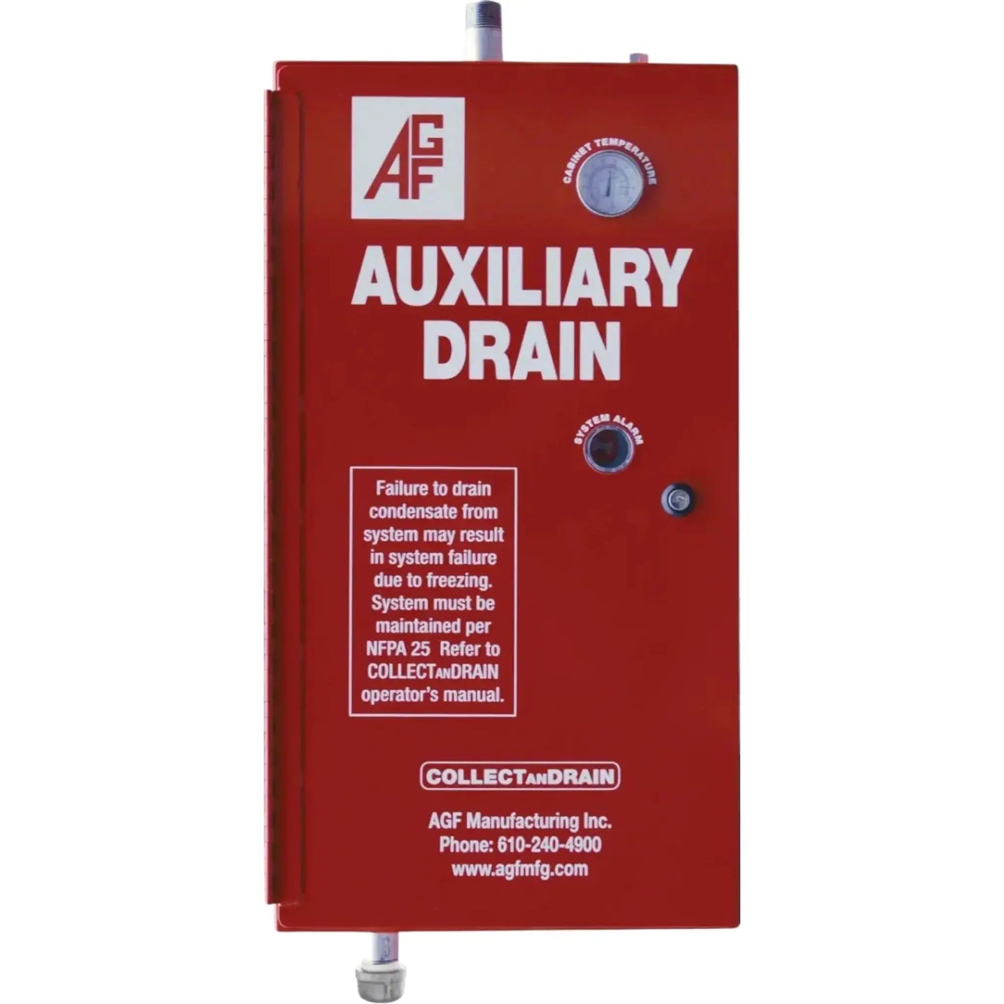Collectandrain Heated Auxiliary Drain Cabinet 55 Gallon by AGF Manufacturing