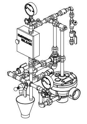 CONVENTIONAL DELUGE VALVE TRIM (use with Angle Style Valves) - Fire Protection Parts