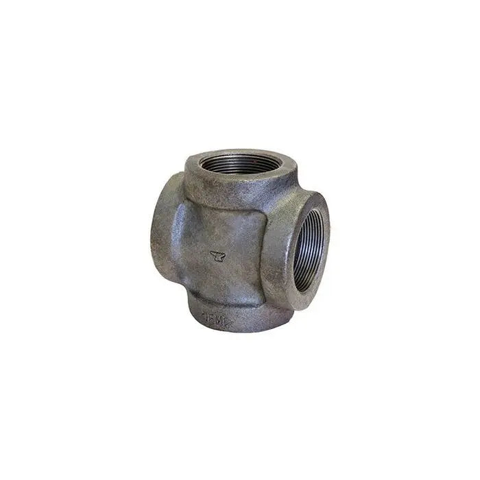 Cross Cast Iron Dom Threaded Cross Fitting for Piping by ASC Engineered Solutions