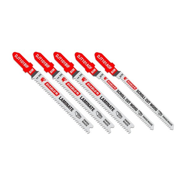 Diablo DJT505 5 pc Bi - Metal T - Shank Jig Saw Blade Set for Laminate Cutting (5 - Piece) - Fire Protection Parts
