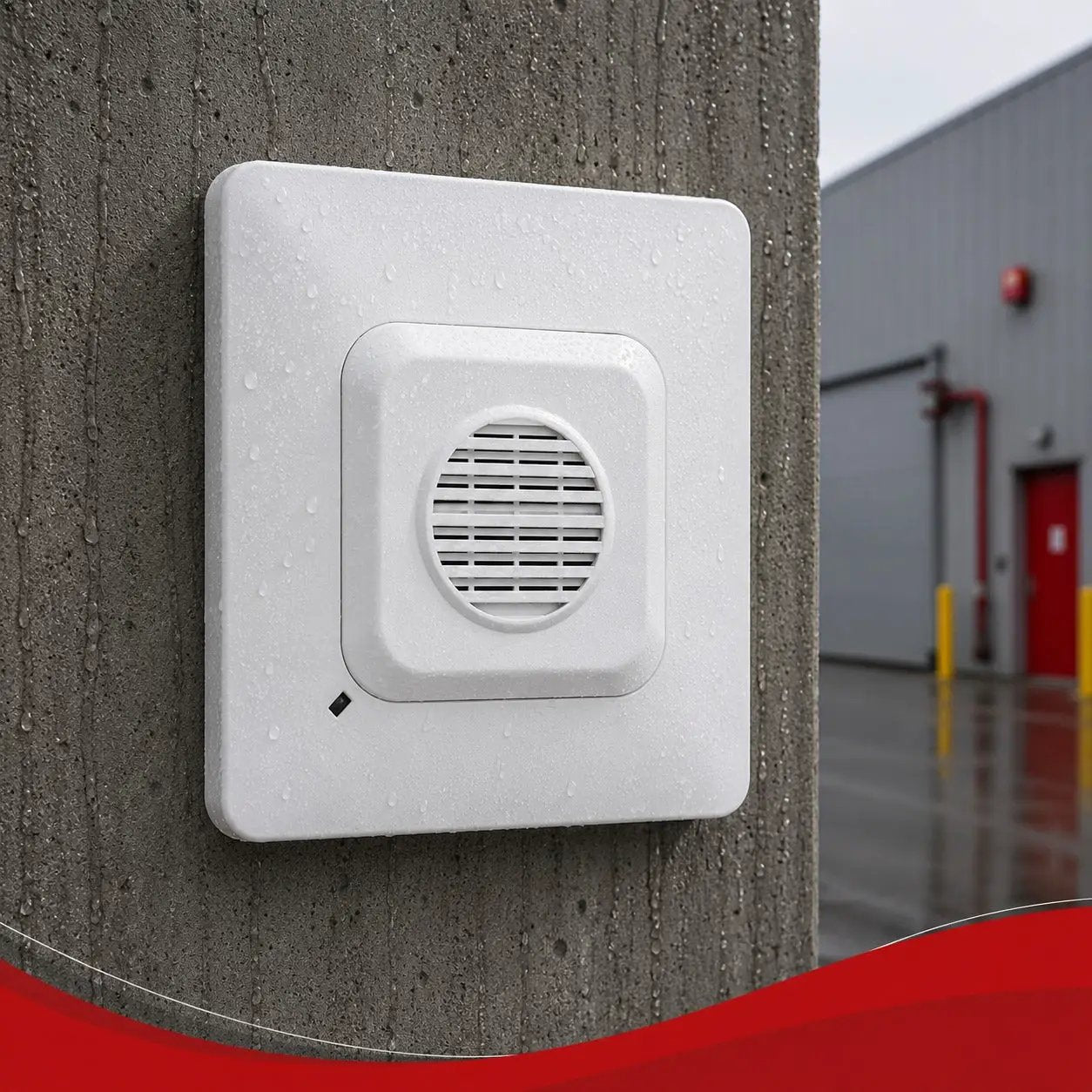 Kidde Outdoor Horn White Durable Fire Alert for Safety Use by Kidde