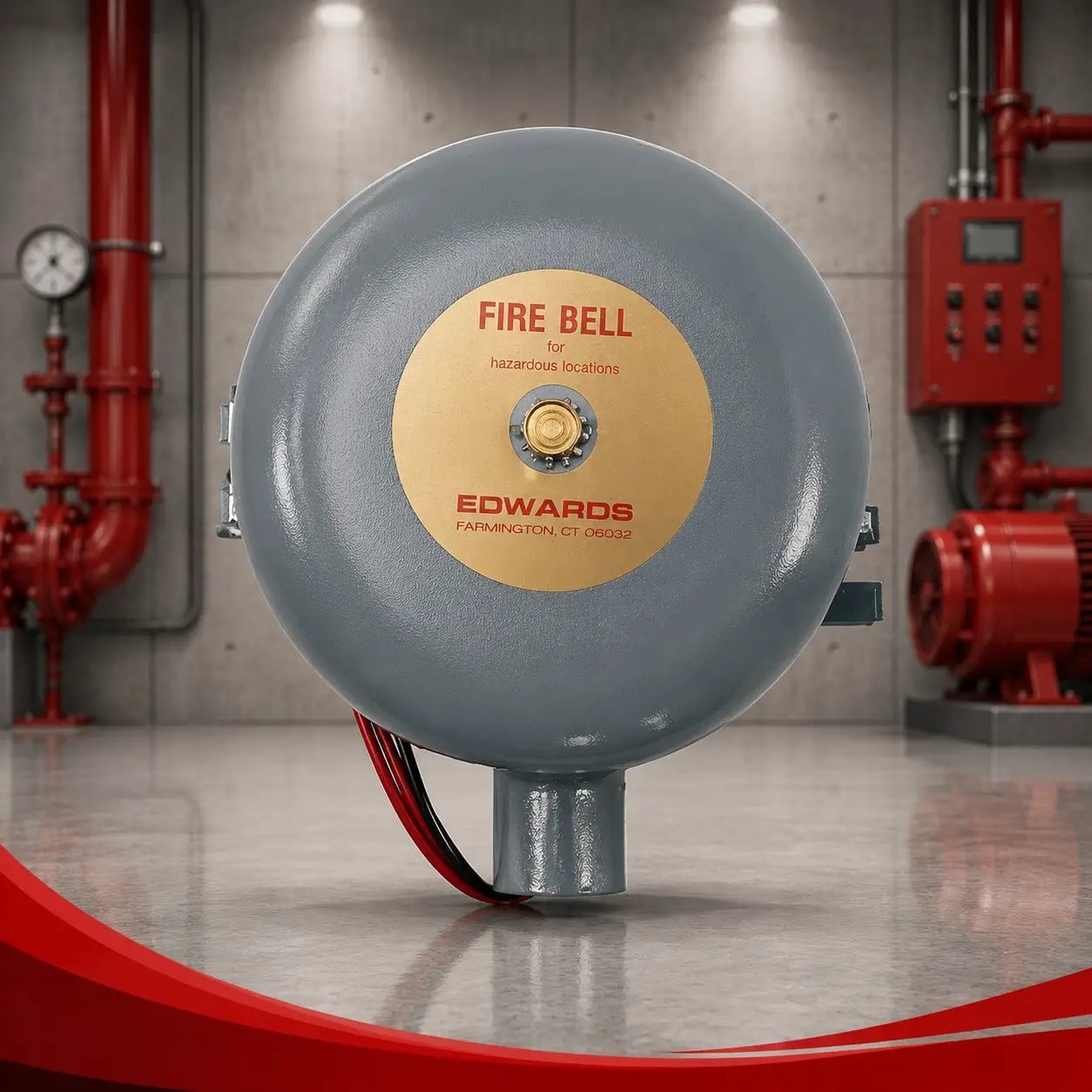 Kidde 439DEX Explosionproof Fire Alarm Bell 83dB Safety Alert by Kidde