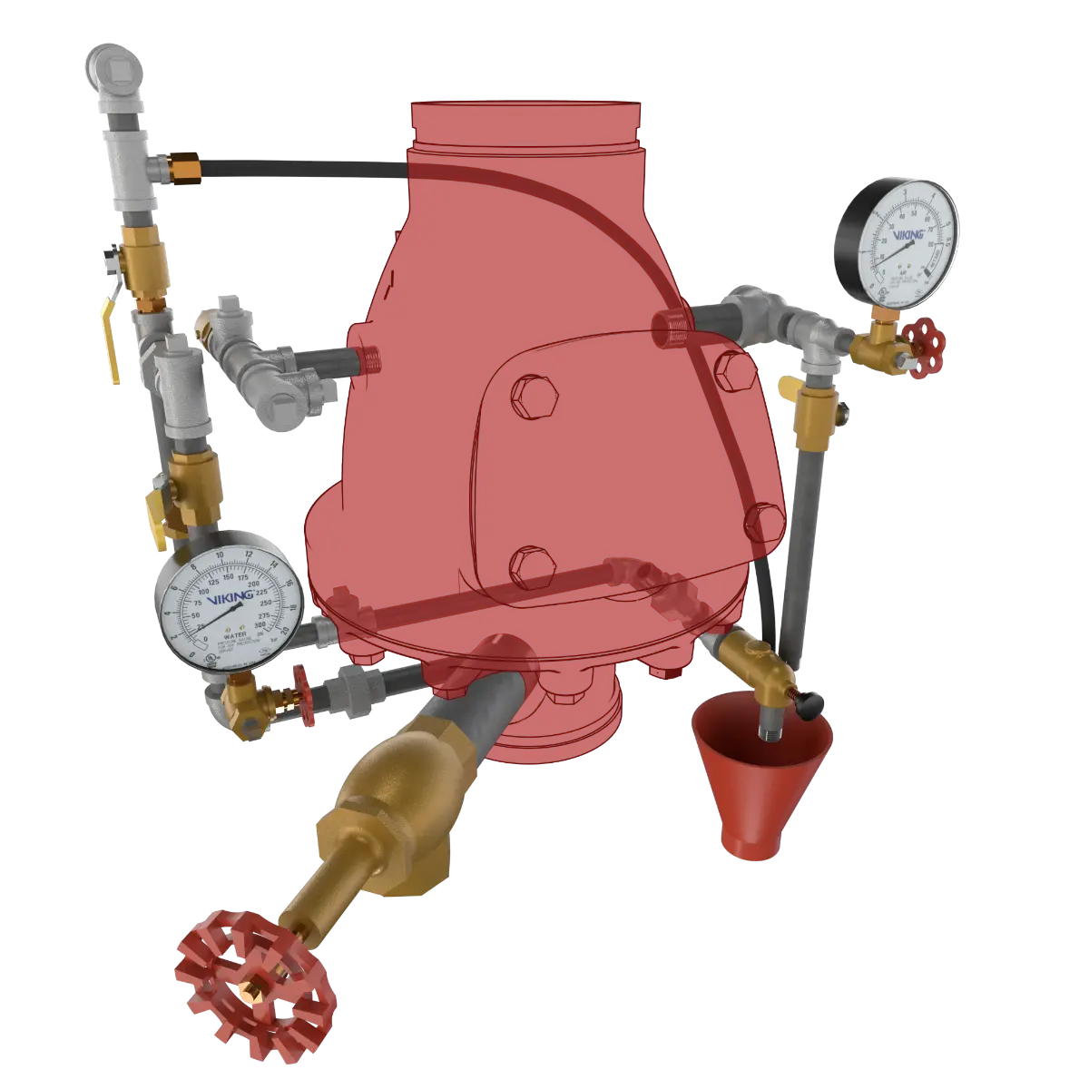 F1 F2 Dry Valve Trim for Reliable Fire Protection System by Viking