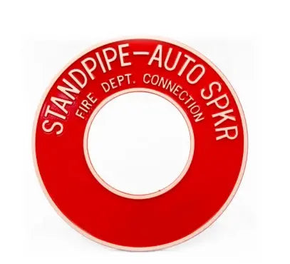 FDC Wall Plates for Fire Department Connection Identification Hose Equipment Fire Protection Products Inc Fire Protection Parts FDC Wall Plates for Fire Department Connection Identification - Viking Fire Protection