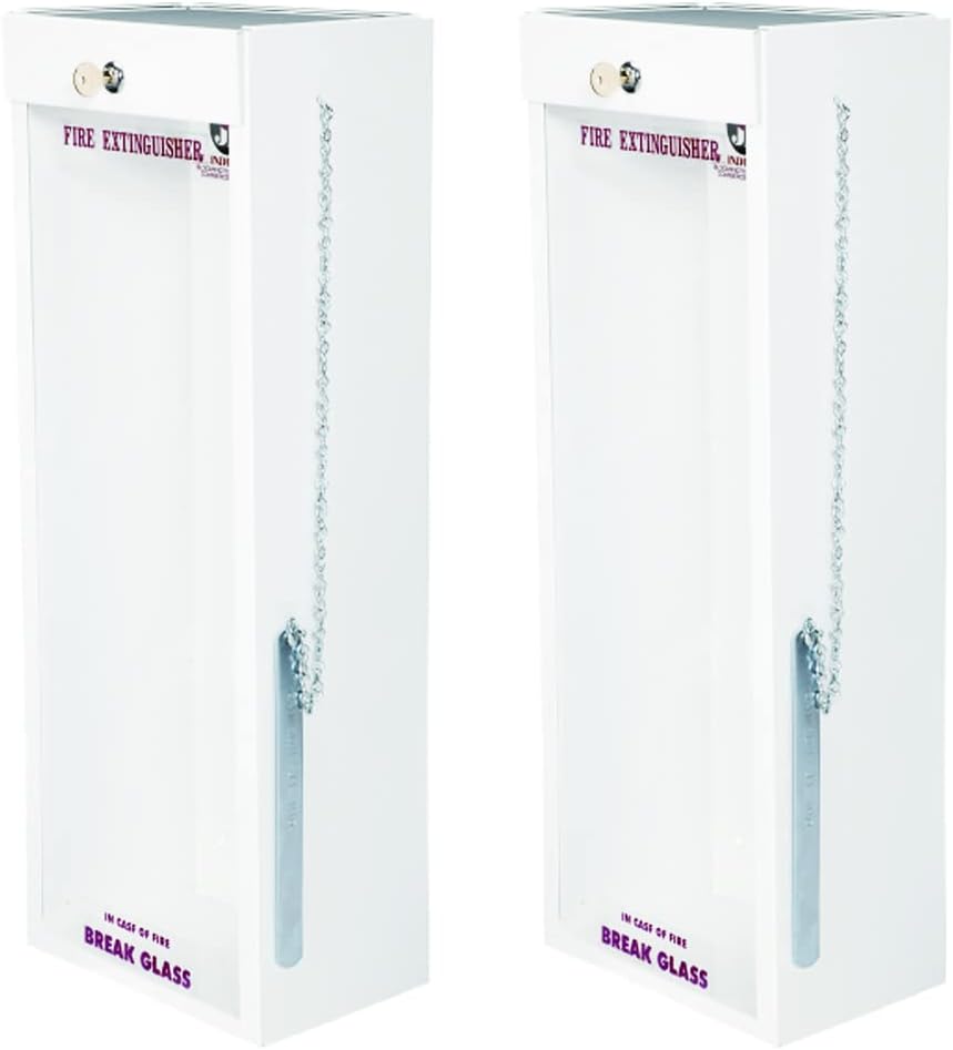 Fire Extinguisher Cabinet 10 lb. White - Fire Protection Parts