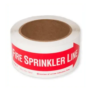 FIRE SPRINKLER LINE,DECAL 6X2 - Fire Protection Parts