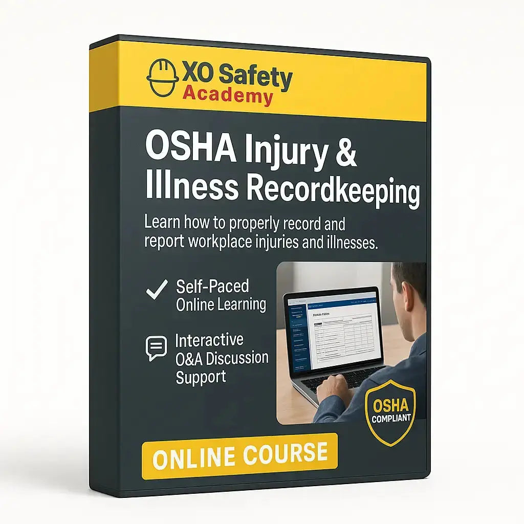 FireGuard Pro X: Advanced Commercial Fire Suppression System Online Course XO Safety Fire Protection Parts OSHA Injury and Illness Recordkeeping Training Course