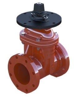 FLANGED NRS GATE VALVE W/ NUT - Fire Protection Parts